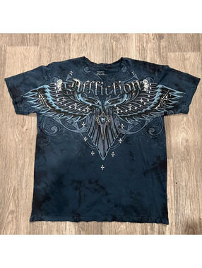 y2k affliction grunge tee